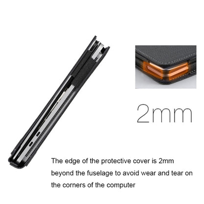 Leather All-inclusive Anti-drop Protective Case For Microsoft Surface Laptop Studio(Cotton Cloth Texture-Black) - Screen & Keyboard Cover by buy2fix | Online Shopping UK | buy2fix