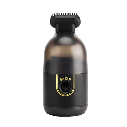 Desktop Mini Rechargeable Handheld Vacuum Cleaner(Black) by buy2fix