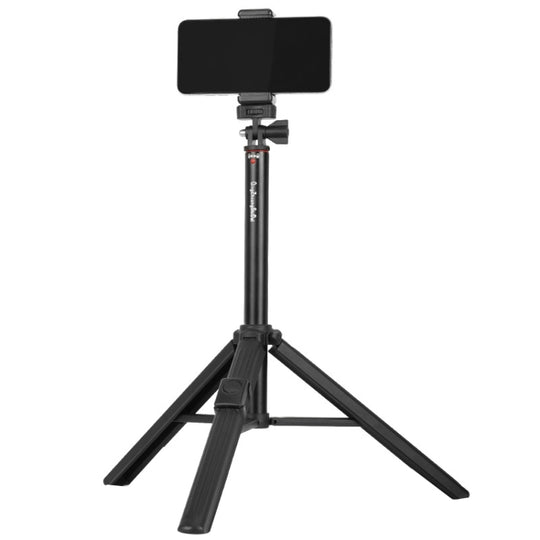 QingZhuangShiDai ZP100 Aluminum Alloy Floor Phone Stand Live Bluetooth Phone Selfie Stick