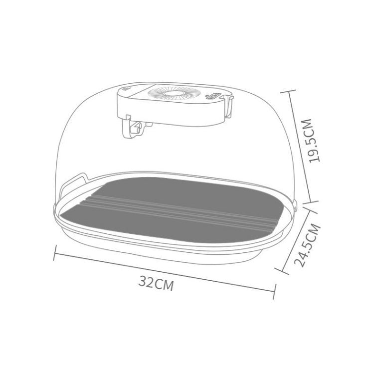 Frozen Food Quick Thaw Tray Thaw Plate(Golden) - Gadgets by buy2fix | Online Shopping UK | buy2fix