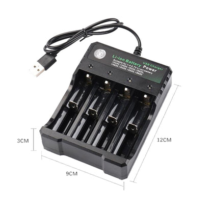 BMAX 18650 4.2V Lithium Battery USB Independent 4 Slot Charger(Colorful Box) - Charger & Converter by buy2fix | Online Shopping UK | buy2fix
