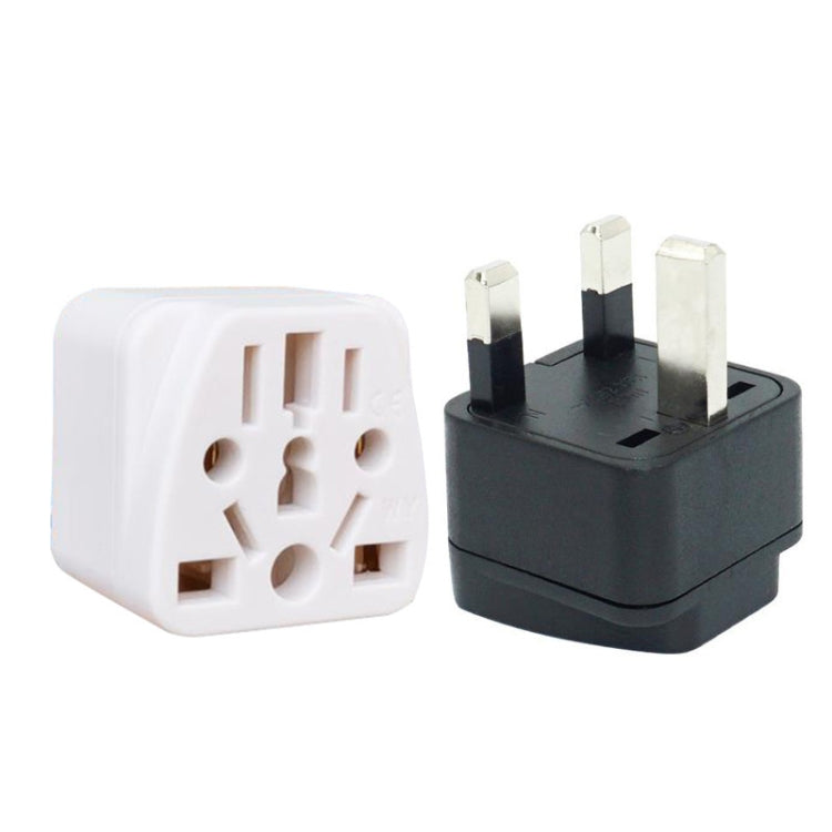 2 PCS WY-7 10A 250V UK Plug Converter(White) - Plug Adaptor by buy2fix | Online Shopping UK | buy2fix