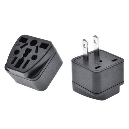 10 PCS WY-6 10A 250V Porous US Conversion Plug(Black) by buy2fix