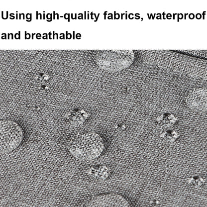 ST01 Large-Capacity Waterproof Shock-Absorbing Laptop Handbag, Size: 15.6 inches(Mysterious Black) by buy2fix