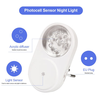 2 PCS Smart LED Light Control Night Light RGB Colorful Atmosphere Light with Sleeping Light(EU Plug) - Sensor LED Lights by buy2fix | Online Shopping UK | buy2fix