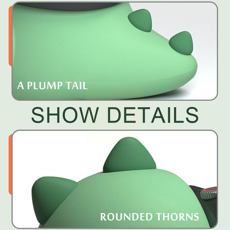 2 PCS H003 Cute Dinosaur Shaped Silicone Charging Stand without Watch For Apple Watch(Grey) - Charger / Holder by buy2fix | Online Shopping UK | buy2fix