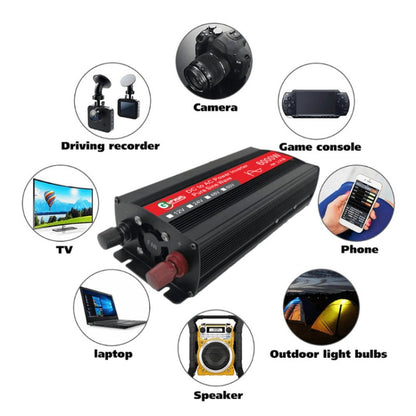 Gurxun 6000W High Power Sine Wave Inverter With Single Digital Display, Specification: 60V-220V - Pure Sine Wave by Gurxun | Online Shopping UK | buy2fix