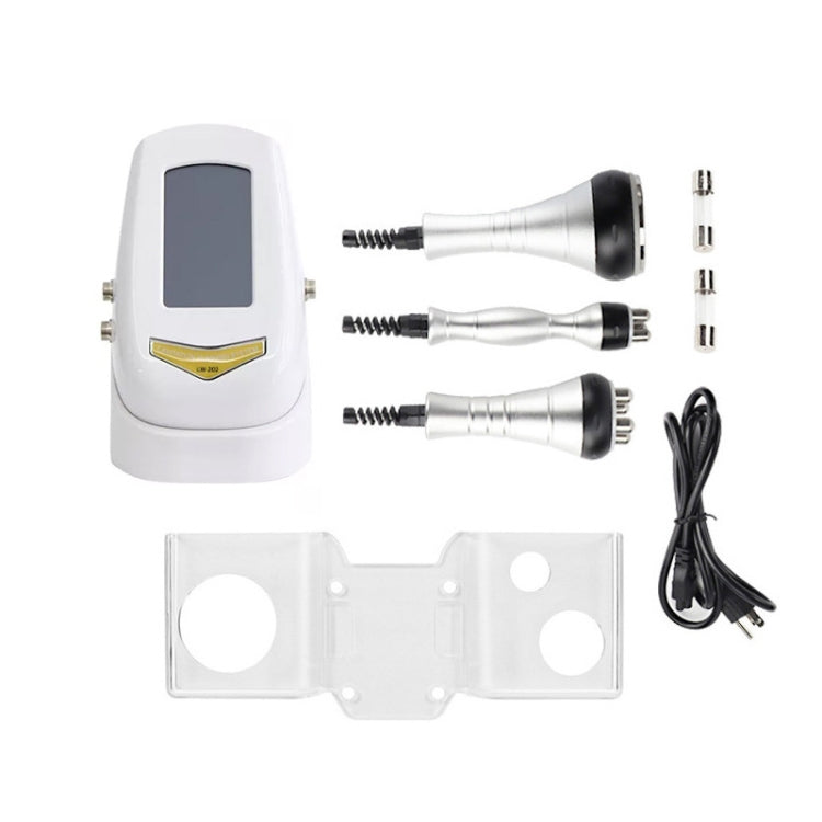 3-in-1 40K Ultrasonic Fat Blasting Device  Radio Frequency Beauty Device Metal Handle(US Plug) - Beauty Instrument by buy2fix | Online Shopping UK | buy2fix