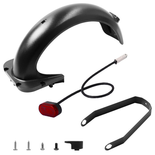 X0255 Electric Scooter Rear Push Board With Taill Light For Ninebot Max G30(Black) - Accessories & Parts by buy2fix | Online Shopping UK | buy2fix