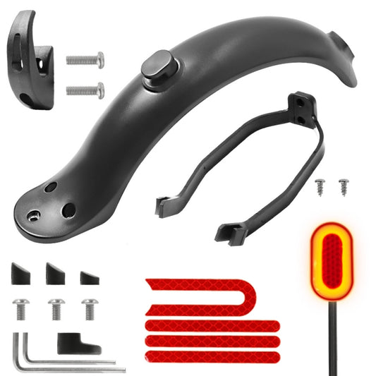 X0259 Electrical Scooter Rear Fender Shock Absorber Bracket Cover For Xiaomi Mijia M365(Black) - Accessories & Parts by buy2fix | Online Shopping UK | buy2fix