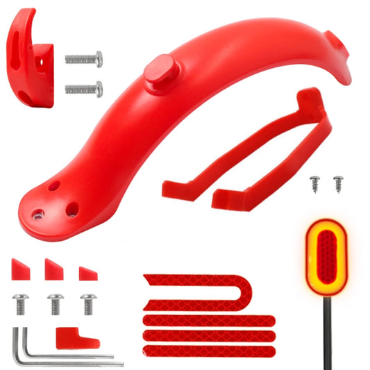 X0259 Electrical Scooter Rear Fender Shock Absorber Bracket Cover For Xiaomi Mijia M365(Red) - Accessories & Parts by buy2fix | Online Shopping UK | buy2fix