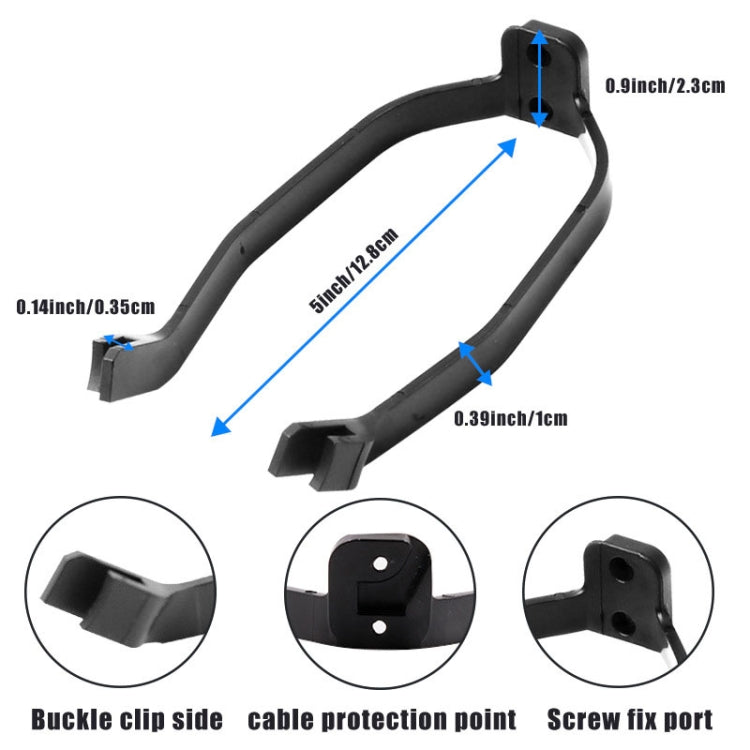 X0259 Electrical Scooter Rear Fender Shock Absorber Bracket Cover For Xiaomi Mijia M365(Red) - Accessories & Parts by buy2fix | Online Shopping UK | buy2fix