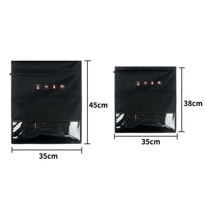 Car Key Signal Shielding Bag Tablet Mobile Phone Privacy Protective Cover Large(Black) - Antimagnetic RFID Package by buy2fix | Online Shopping UK | buy2fix