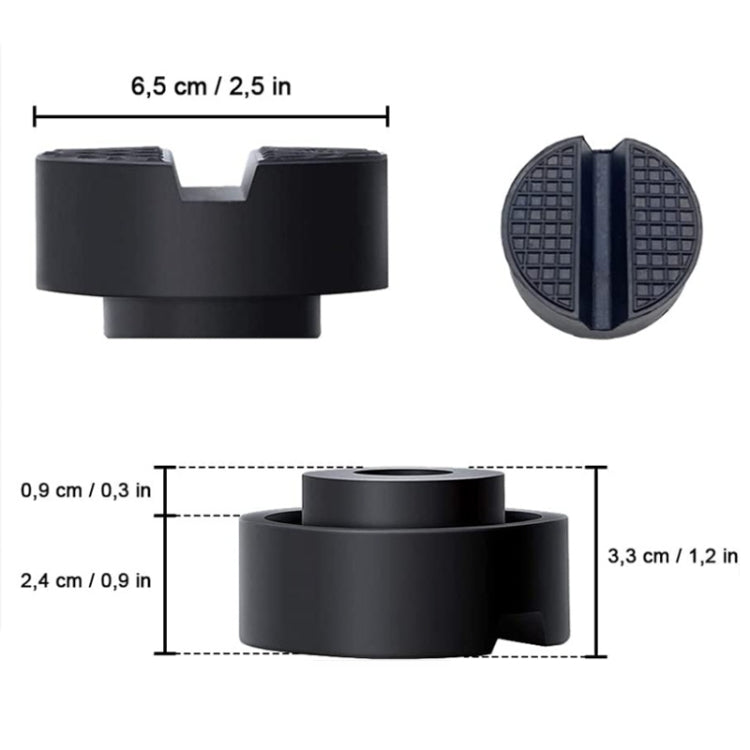 4PCS Automobile Universal Jack Bracket Rubber Support Block - Car Jacks by buy2fix | Online Shopping UK | buy2fix