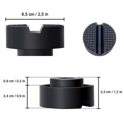 4PCS Automobile Universal Jack Bracket Rubber Support Block - Car Jacks by buy2fix | Online Shopping UK | buy2fix