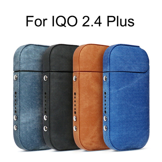 Electronic Cigarette Denim Protective Case For IQO 2.4 Plus(Yellow) - E Cigarette Accessories by buy2fix | Online Shopping UK | buy2fix