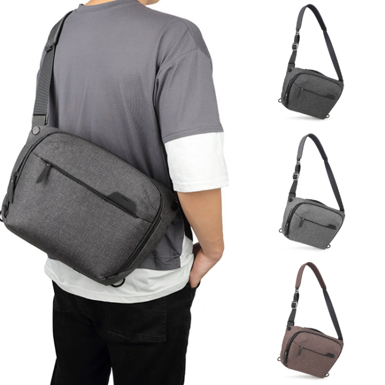 Portable Waterproof Photography SLR Camera Messenger Bag, Color: 3L Dark Gray - Strap Satchel by buy2fix | Online Shopping UK | buy2fix