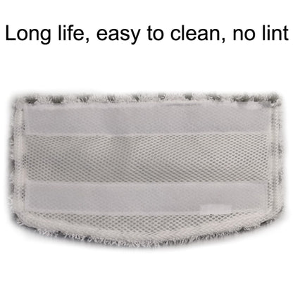 2PCS Steam Mop Cloth Cover Accessories For Shark S1000A(Gray Black) - For Shark Accessories by buy2fix | Online Shopping UK | buy2fix