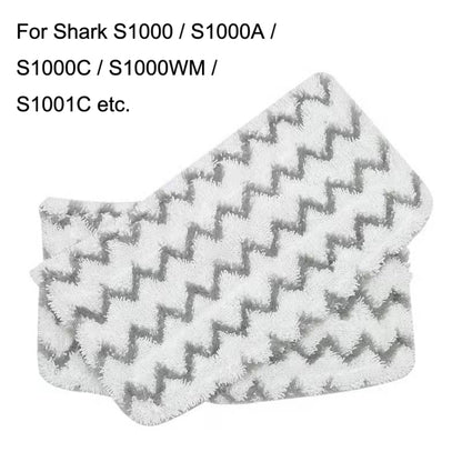 2PCS Steam Mop Cloth Cover Accessories For Shark S1000A(Gray Black) - For Shark Accessories by buy2fix | Online Shopping UK | buy2fix