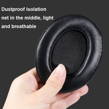 2 PCS Breathable Foam Headphone Earmuffs with Buckle For Sennheiser Momentum 3, Spec: Gold Lambskin - Earmuff & Pad by buy2fix | Online Shopping UK | buy2fix
