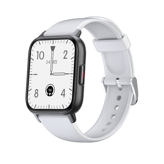 QS16Pro 1.69-Inch Health Monitoring Waterproof Smart Watch, Supports Body Temperature Detection, Color: White by buy2fix