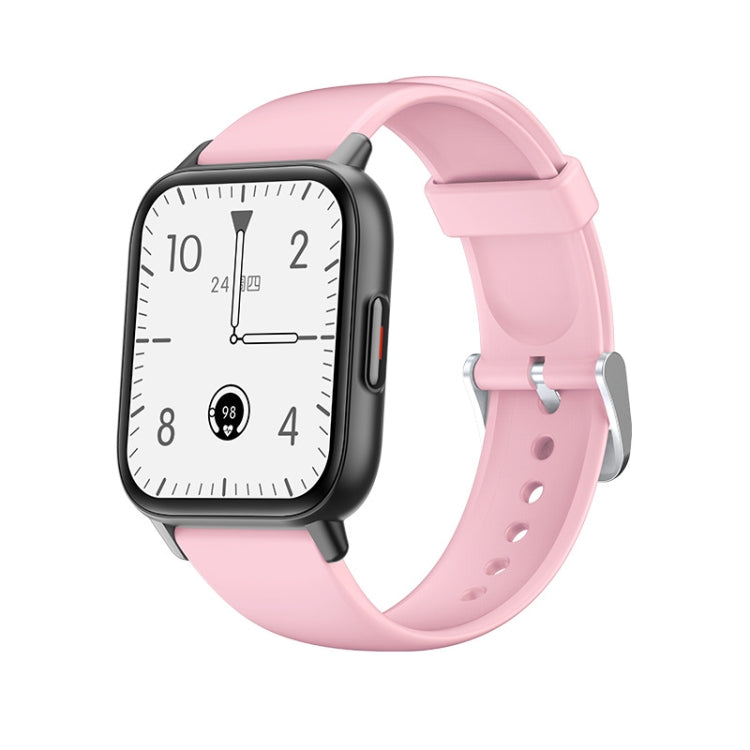 QS16Pro 1.69-Inch Health Monitoring Waterproof Smart Watch, Supports Body Temperature Detection, Color: Pink by buy2fix