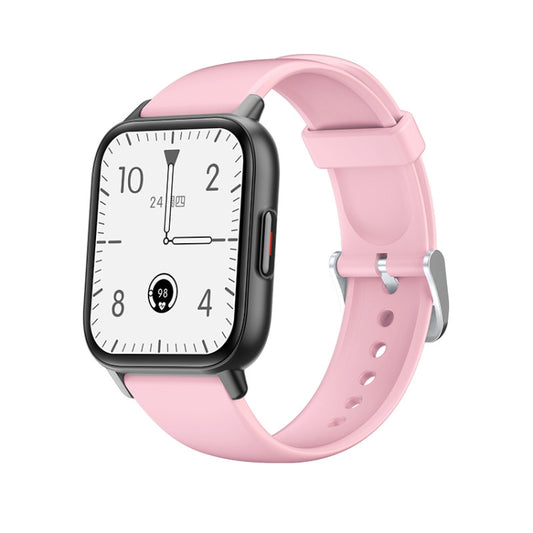 QS16Pro 1.69-Inch Health Monitoring Waterproof Smart Watch, Supports Body Temperature Detection, Color: Pink by buy2fix