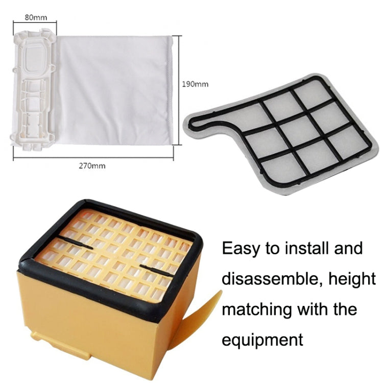 5PCS Dust Bag For Vorwerk VK135 / VK136 Vacuum Cleaner Accessories by buy2fix