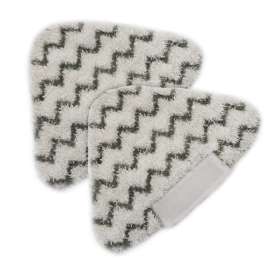 2PCS Steam Mop Triangular Cleaning Cloth For Shark P3 / P5 / P8 / T8(Gray Black) - For Shark Accessories by buy2fix | Online Shopping UK | buy2fix