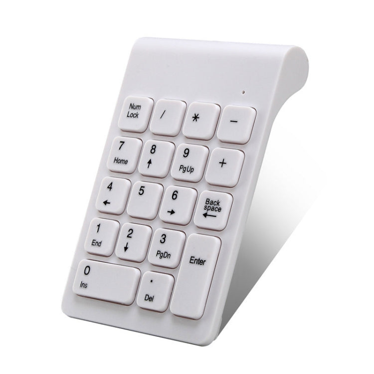 Mini 2.4G Wireless Numeric Keypad(White) by buy2fix