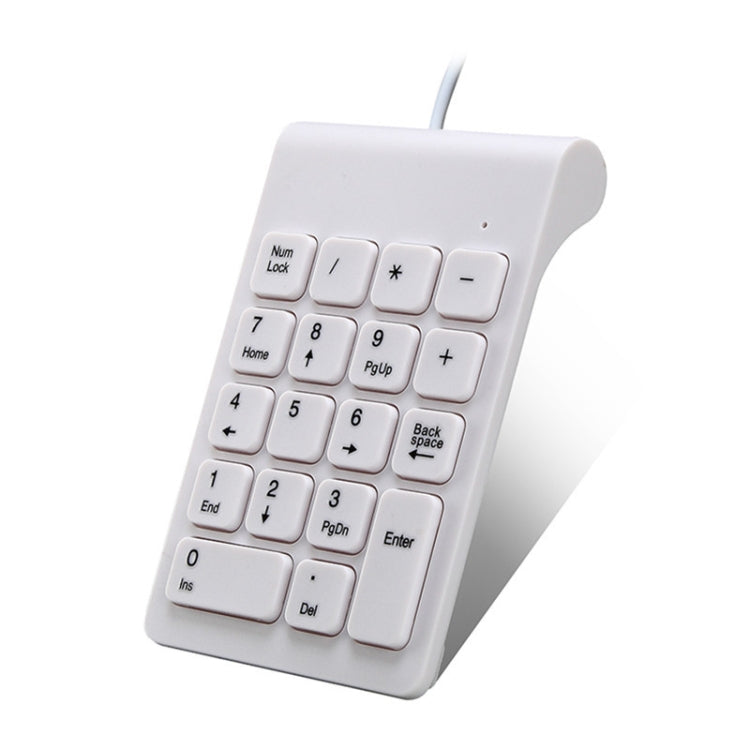 Laptop Wired Digital Mini USB Keyboard(White) by buy2fix