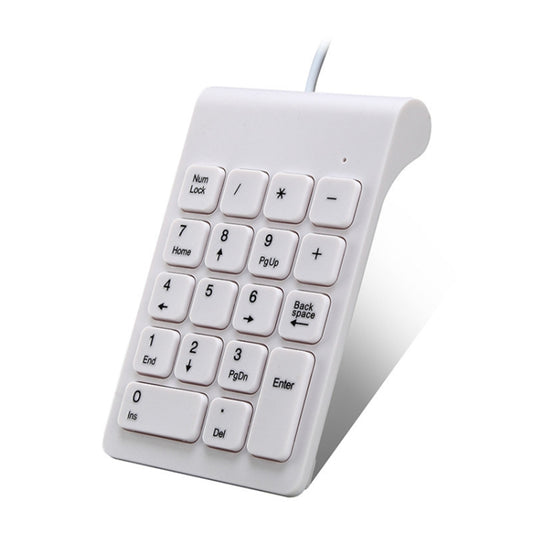 Laptop Wired Digital Mini USB Keyboard(White) by buy2fix