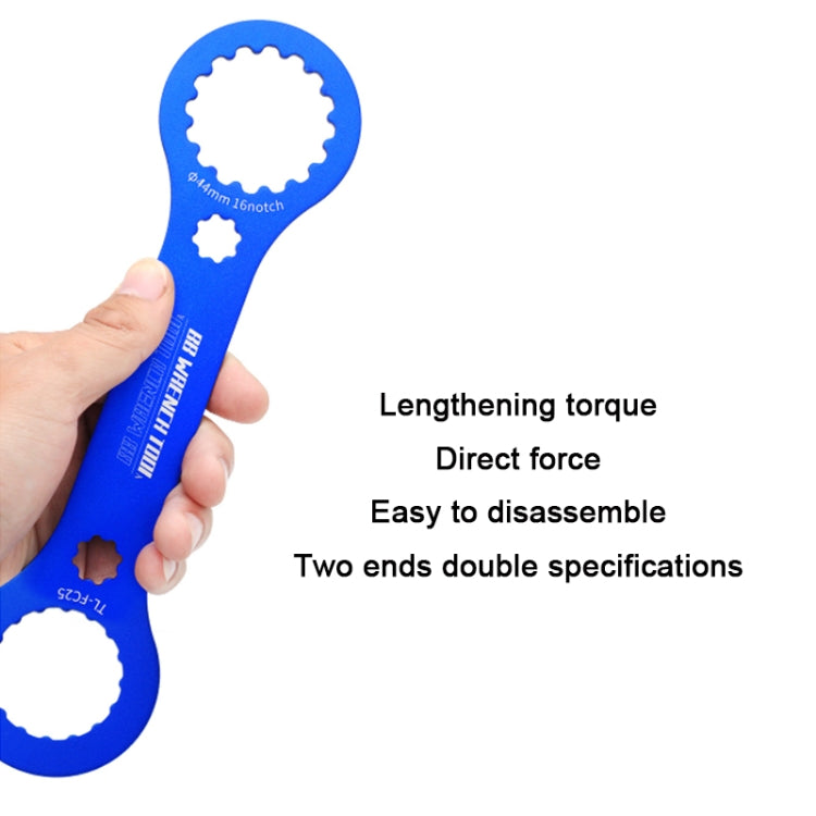 2 PCS DUB TL-FC32/25/24 Bicycle Integrated Hollow Shaft Wrench(BB Wrench A+B) by buy2fix