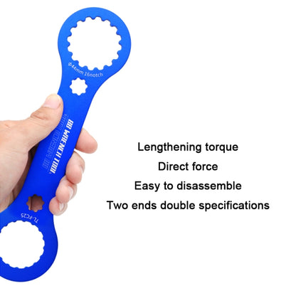 2 PCS DUB TL-FC32/25/24 Bicycle Integrated Hollow Shaft Wrench(BB Wrench A+B) by buy2fix