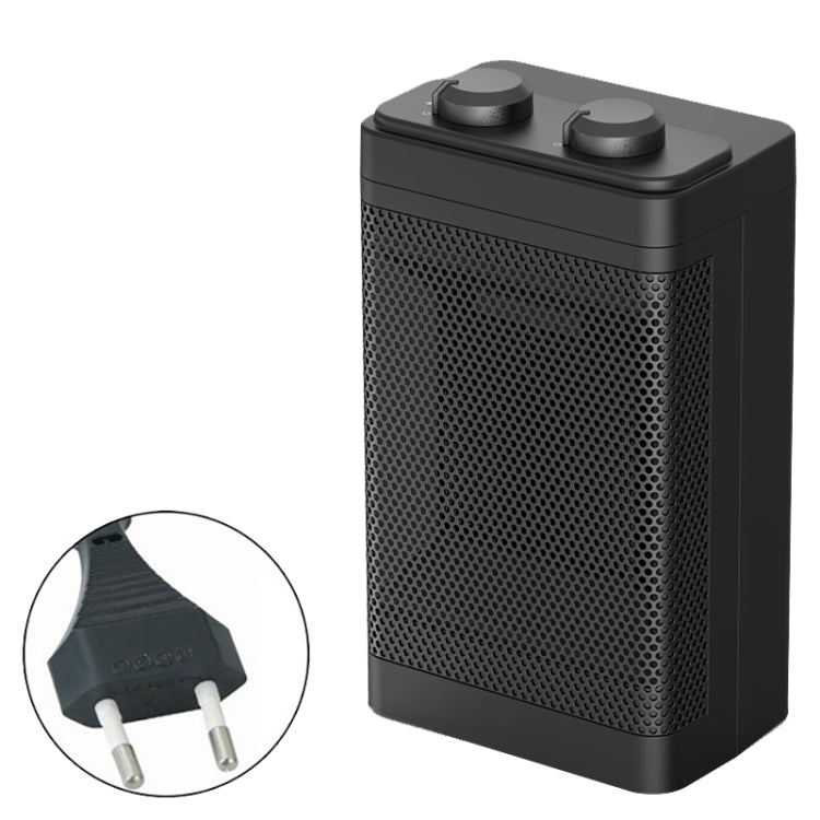 Office Household Mute Desktop Shaking Head Electric Heaters, Spec: Knob (EU Plug) by buy2fix