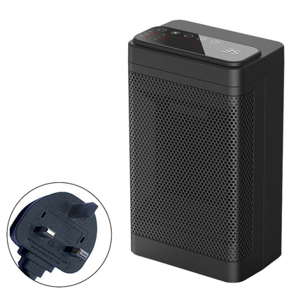 Office Household Mute Desktop Shaking Head Electric Heaters, Spec: Screen (UK Plug) by buy2fix