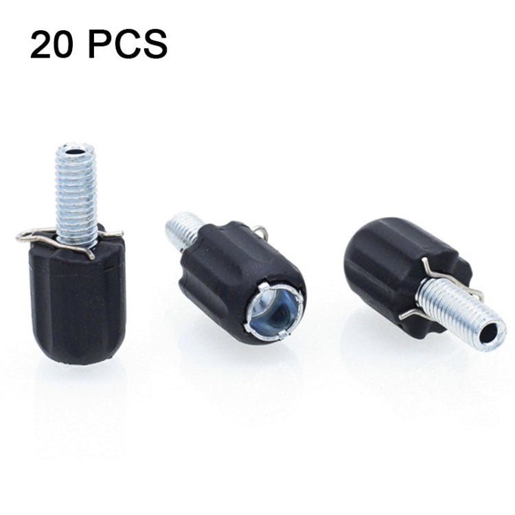 20 PCS Mountain Bike M5 Variable Speed Brake Adjustment Screw(Black) by buy2fix