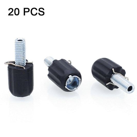 20 PCS Mountain Bike M5 Variable Speed Brake Adjustment Screw(Black) - Bicycle Brake Parts by buy2fix | Online Shopping UK | buy2fix