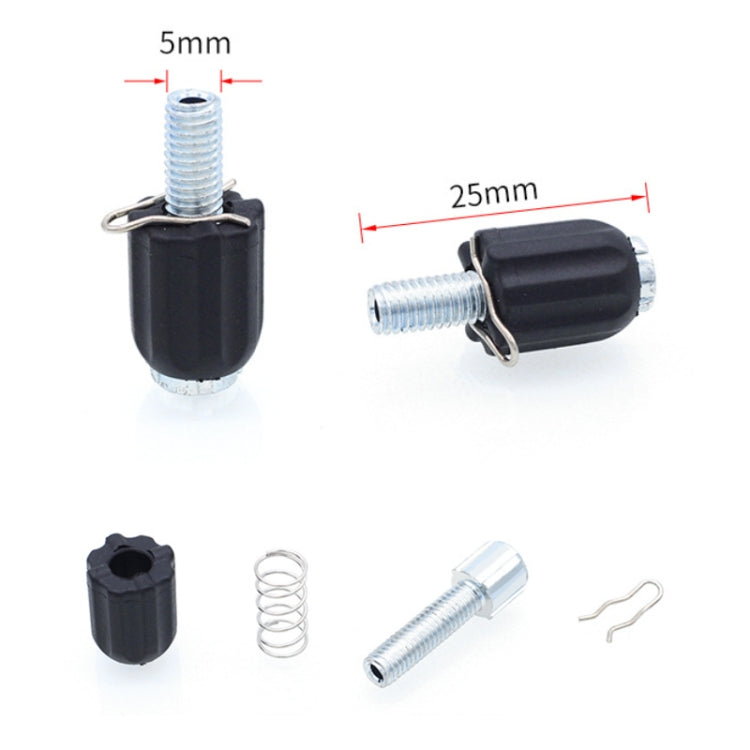 20 PCS Mountain Bike M5 Variable Speed Brake Adjustment Screw(Black) by buy2fix