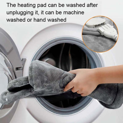 60W  Electric Feet Warmer For Women Men Pad Heating Blanket EU Plug 230V(Dark Gray) - Electric Blankets by buy2fix | Online Shopping UK | buy2fix