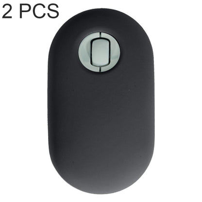 2 PCS Silicone Dustproof Wireless Mouse Protective Case For Logitech Pebble(Black) by buy2fix