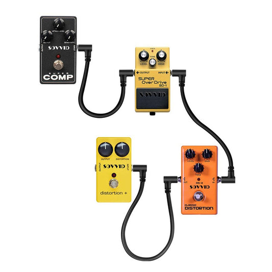 Single Block Audio Instrument Electric Guitar Effect Line, Cable Length: 30cm(Black) - Instrument Audio Cables by buy2fix | Online Shopping UK | buy2fix