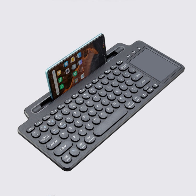 2.4G Bluetooth Wireless Keyboard With Card Slot Bracket With Touchpad by buy2fix