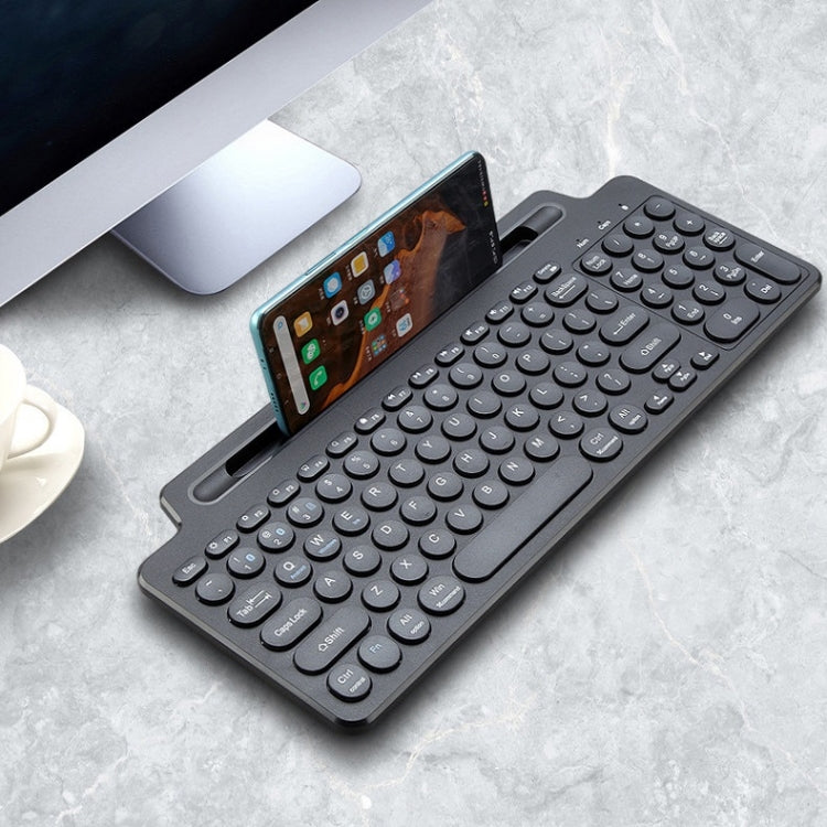 2.4G Bluetooth Wireless Keyboard With Card Slot Bracket No Touchpad by buy2fix