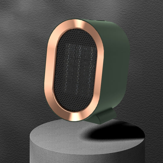 XH-1201 Winter Desktop Small Heater Quiet Fast Heat PTC Electric Heater, US Plug(Green)