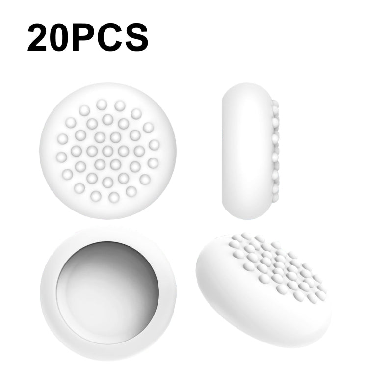 20 PCS Peripheral Button VR Handle Rocker Silicone Protective Cover, For Meta Quest 2(White) - VR Accessories by buy2fix | Online Shopping UK | buy2fix