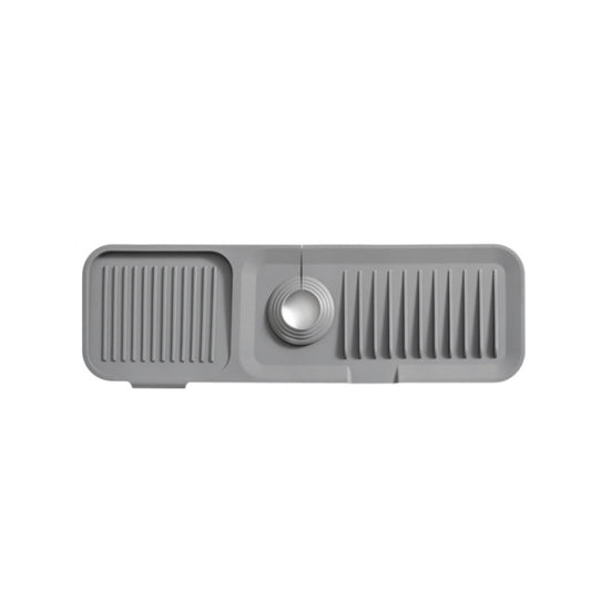 Faucet Silicone Draining Mat Anti-splash Kitchen Sink Non-slip Soap Mat, Size: Extra Large(Deep Gray) - Shelf by buy2fix | Online Shopping UK | buy2fix