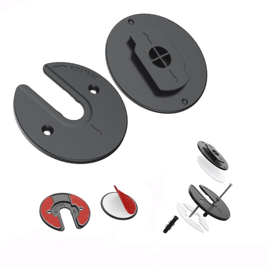 Tablet Router TV Box Wall Mount Bracket Holder(White) - Shower & Wall Mounts by buy2fix | Online Shopping UK | buy2fix