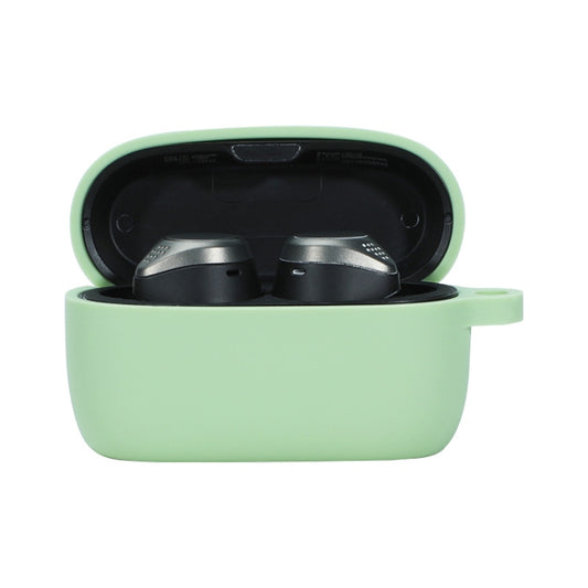For Jabra Elite75T Sports Bluetooth Headphones Soft Silicone Case with hooks(Matcha Green) - Other Earphone Case by buy2fix | Online Shopping UK | buy2fix