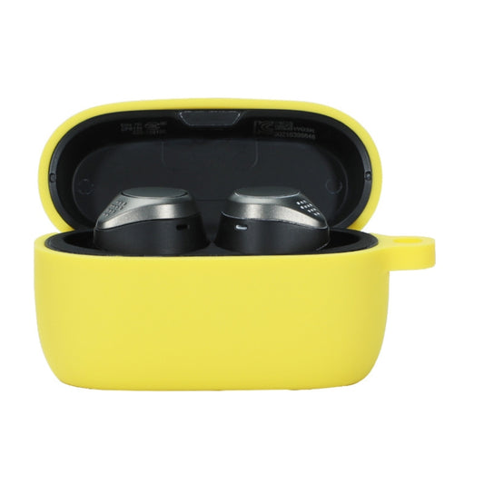 For Jabra Elite75T Sports Bluetooth Headphones Soft Silicone Case with hooks(Yellow) - Other Earphone Case by buy2fix | Online Shopping UK | buy2fix